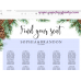 Pine Cone Seating Chart,Winter Wedding Seating Plan,(119w)